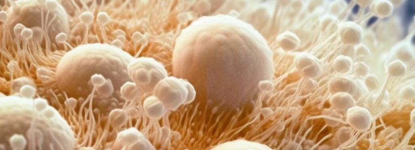 Candida yeast growth